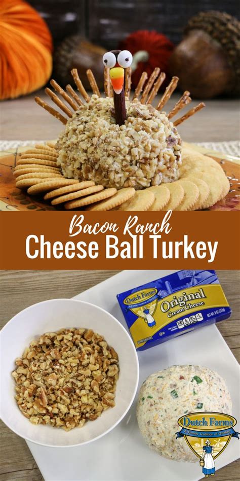 Our Adorable Cheese Ball Turkey Is As Cute As It Is Delicious Cream