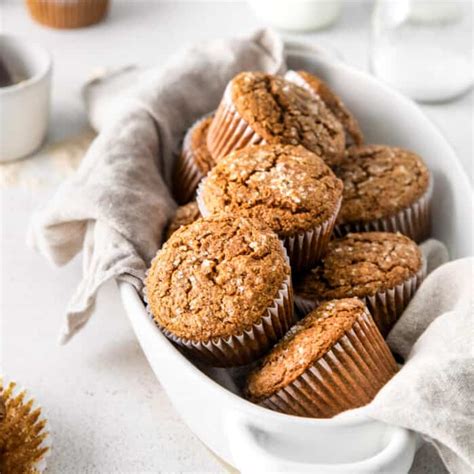 Healthy Gingerbread Muffins Vegan Fit Mitten Kitchen