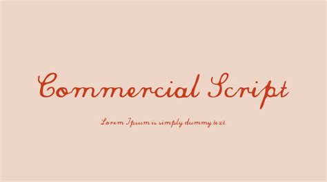 Commercial Script Font Download Free For Desktop And Webfont