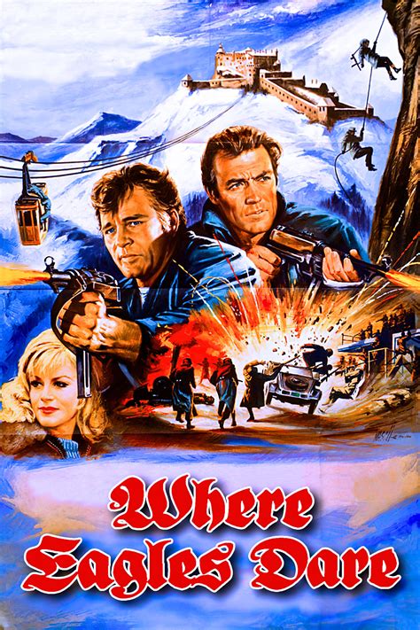 Where Eagles Dare 1968 Posters — The Movie Database Tmdb