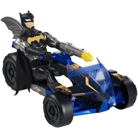 Mattel Justice League Action Batman And Batcycle Φιγούρα 30Εκ Με Όχημα
