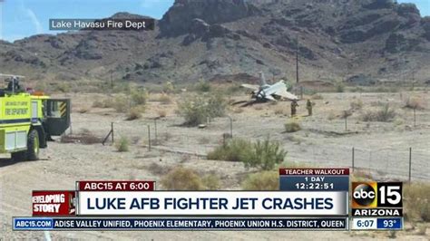 Arizona Jet Crash Pilot Ejects From Military Plane In Lake Havasu