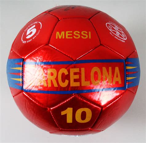 Lionel Messi Signed Soccer Ball Fc Barcelona Coa Gai Memorabilia Expert