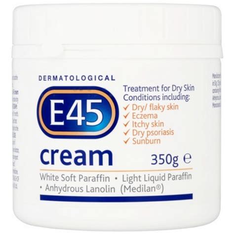 E45 Cream For Dry Skin And Eczema 350g Natural Oil Bar