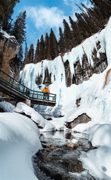 Hike Johnston Canyon Icewalk Discover Banff Tours