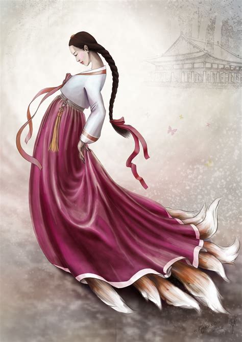 Kumiho Is Nine Tailed Fox From Korean Mythology Korean Mythology