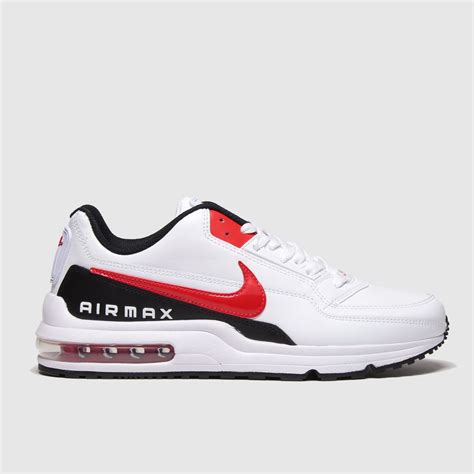 Nike White And Red Air Max Ltd 3 Trainers Trainerspotter