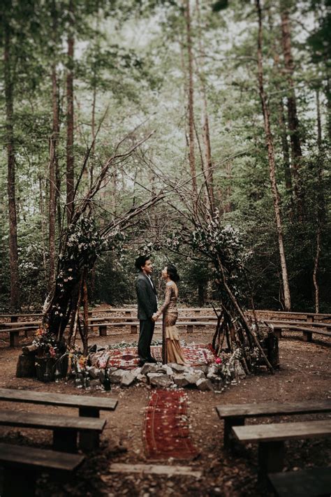 This Eclectic Prince William Forest Park Wedding Is Just