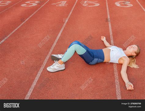 Tired Woman Runner Image And Photo Free Trial Bigstock