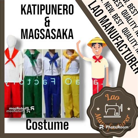 Lao Manuf S Magsasaka Costume Katipunero Costume Filipino Attire Linggo Ng Wika Shopee