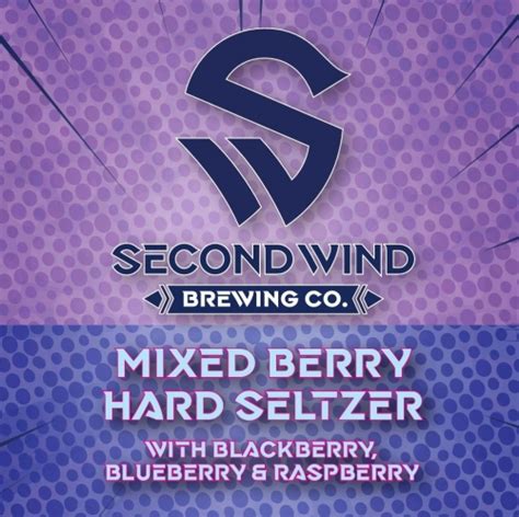Mixed Berry Hard Seltzer Second Wind Brewing Company Untappd