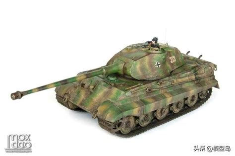 田宮1 35 二戰德國 虎王 重型坦克 保時捷炮塔 模型作品 每日頭條