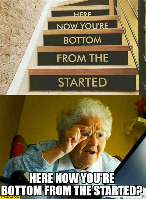 Here now you're bottom from the started grandma reading stairs words ...