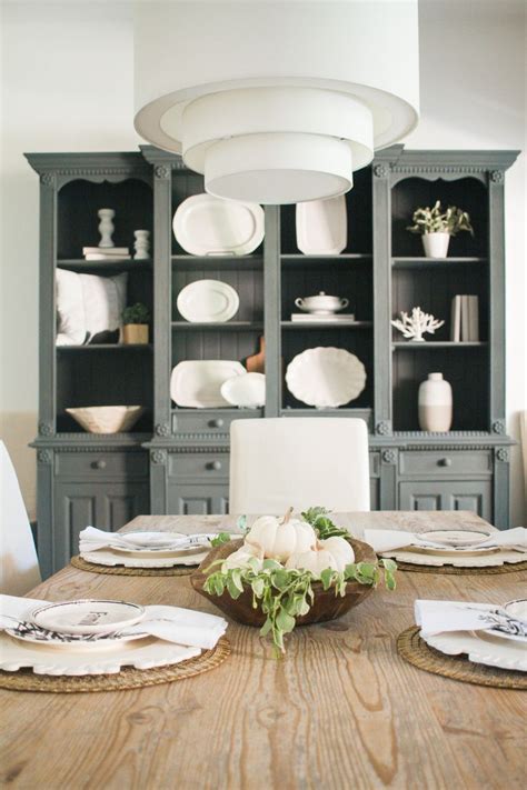 Fall Decor Inspired By Nature Fall Home Tour Shabby Chic Dining
