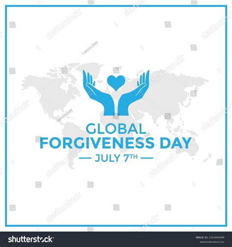 Global Forgiveness Day Greetings Vector Stock Vector Royalty Free