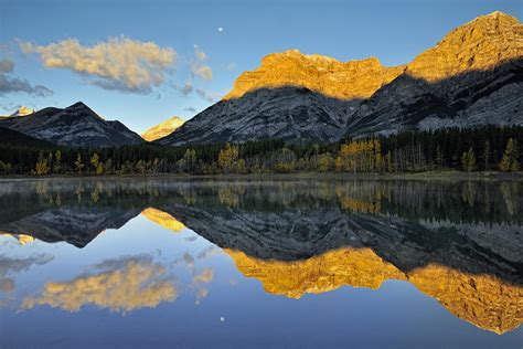 Canadian Rocky Mountain Autumn Landscape Photograph By Don Johnston