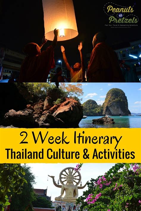 Travel Itinerary 14 Days Thailand Itinerary Culture And Adventure