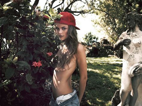 Nina Agdal Shows Off Her Hot Naked Body While Posing To Bjarke Johansen