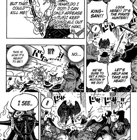 One Piece Chapter 1033 Zoros Triple Coated Advanced Conquerors Haki