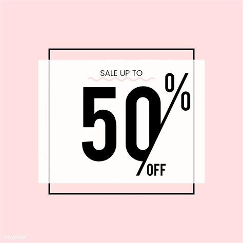 Sale Up To 50 Off Vector Free Image By Desain Logo
