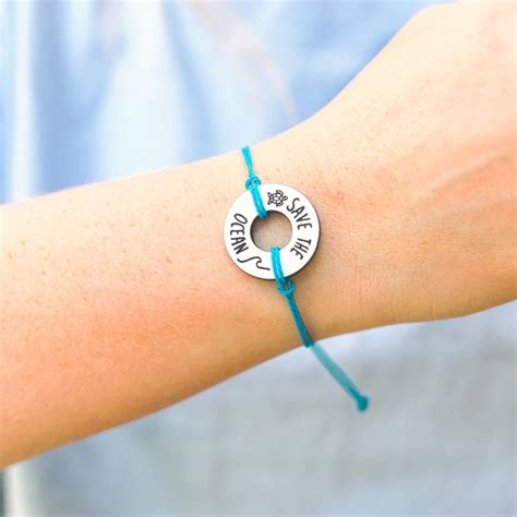 Save The Ocean Bracelet In Ocean Bracelet Life Token Bracelet Bracelets