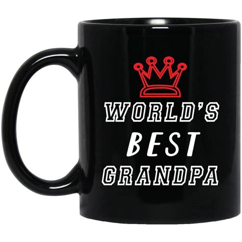 Personalized Ceramic Mug Worlds Best Grandpa Coffee Etsy