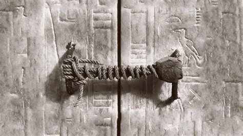 The Seal On The Third Shrine Of Tutankhamuns Tomb Untouched For 32