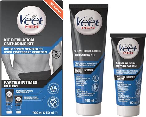 Veet Kit Dépilation Pour Pièces Intimes Crème De Dépilation Et Baume