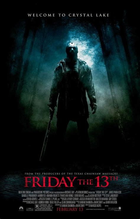 Friday The 13th Remake 2009 Movie Poster Horror Ebay Best Horror