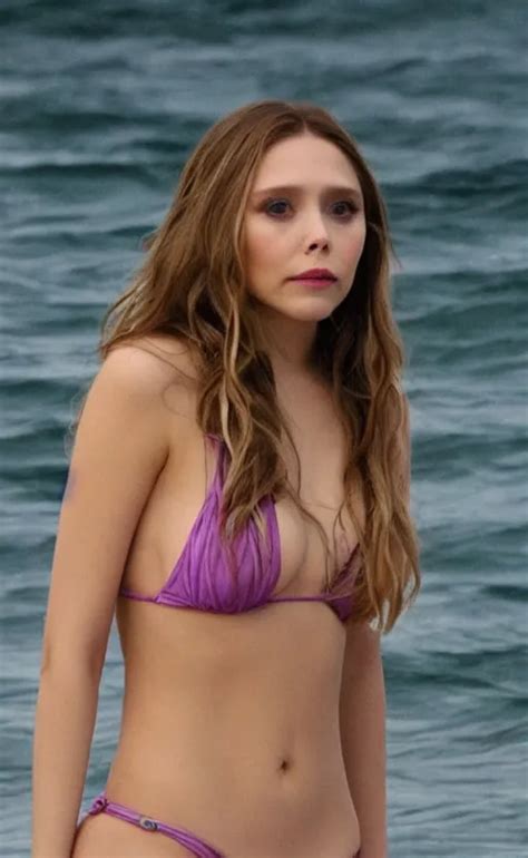 Elizabeth Olsen In Bikini Highly Realistic Stable Diffusion