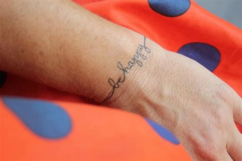 Be Happy Wrist Tatoo Tattoo Quotes Tattoos