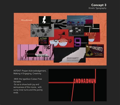 Title Sequence Redesign Andhadhun On Behance