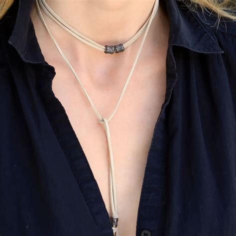 Leather Suede Wrap Boho Choker Necklace Available On Mooncastjewelry Com