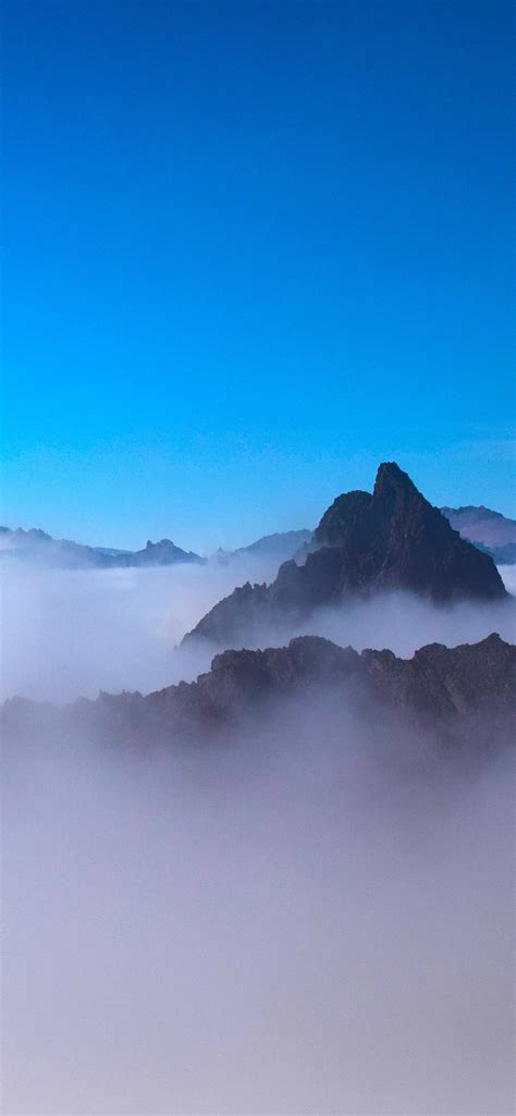 1242x2688 Sea Of Clouds Mountains Peak 5k Iphone Xs Max Hd 4k