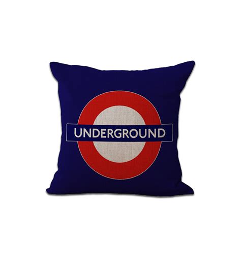 London Underground Cushion Cover