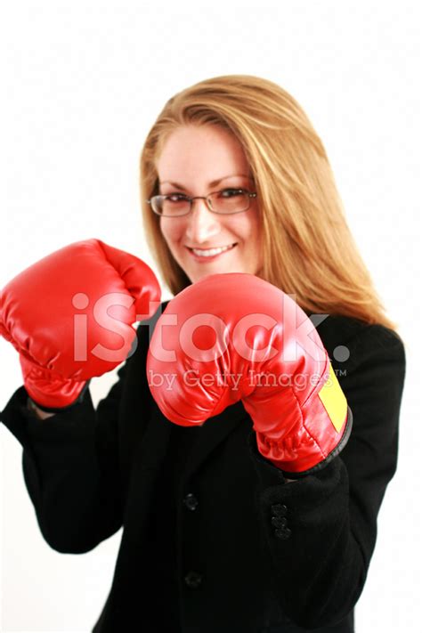 Business Woman Boxing Stock Photo Royalty Free Freeimages