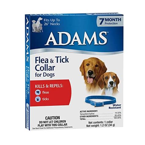 Adams Flea And Tick Control Collar For Dogs 7 Month Protection