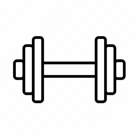 Dumbbell Dumbbells Fitness Gym Sport Weight Icon Download On