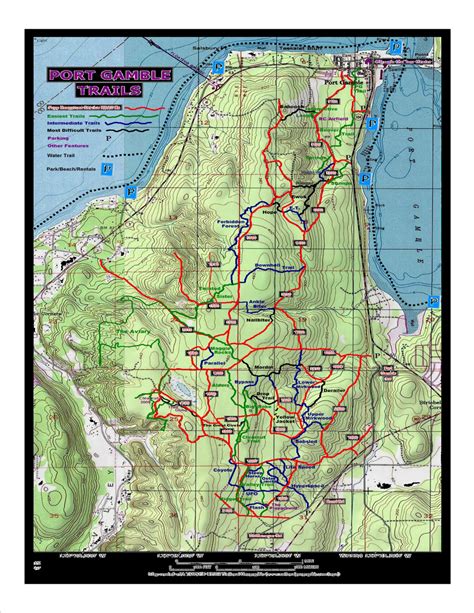 Hiking North Kitsap Trails Maps