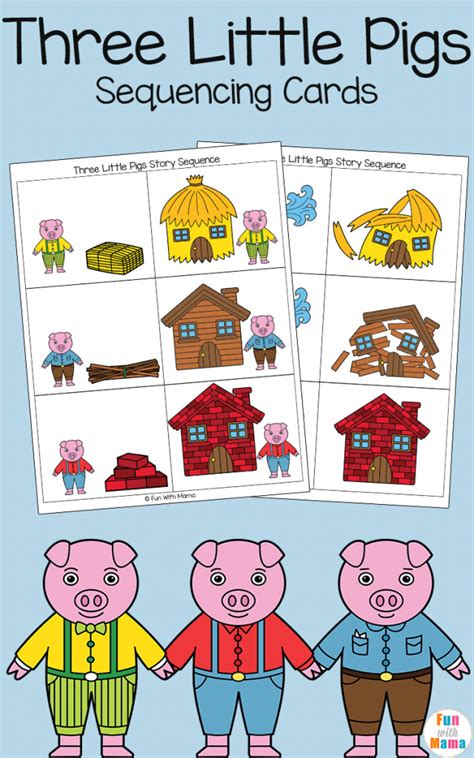 3 Step Sequencing Cards Printables For Preschoolers Sequencing Cards