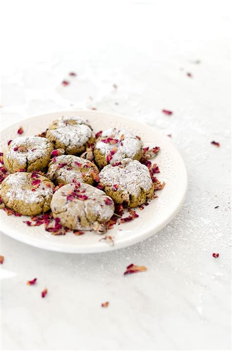 Recipe Box Moroccan Pistachio Rose Cookies Rose Cookies Recipes