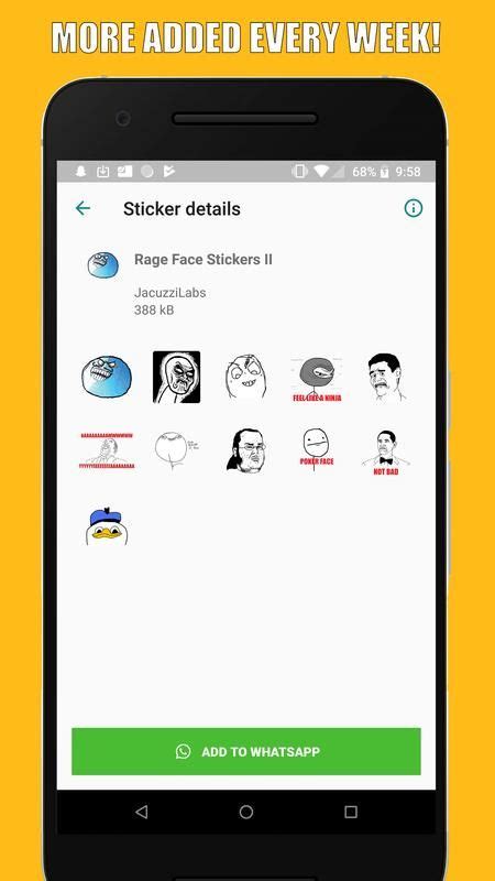 Rage Face Stickers For Whatsapp For Android Apk Download Kids Jokes