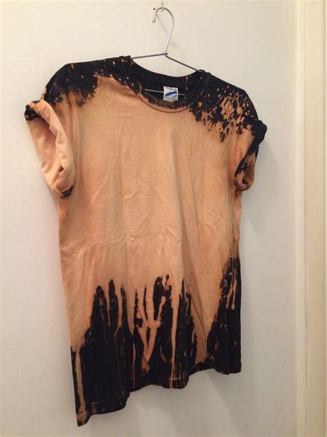 Bleached T Shirt Fazer Uma Camisa Roupas Roupas Roxas