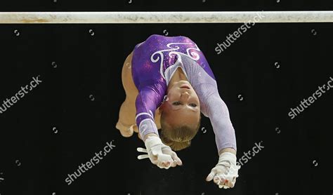 Russian Gymnast Daria Spiridonova Performs Womens Editorial Stock Photo