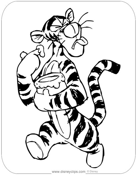 100 Printable Tigger Coloring Pages Disneyclips Com