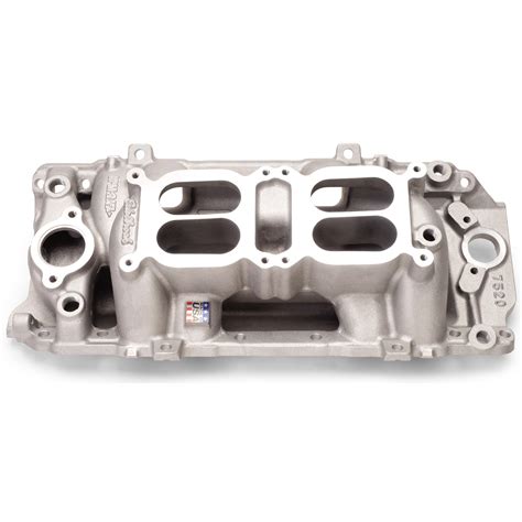 Edelbrock Rpm Air Gap Dual Quad Intake Manifold Chev Bb Oval Port