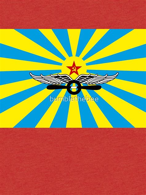 Flag Of The Soviet Air Force T Shirt By Bumblethebee Redbubble
