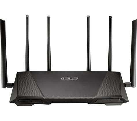 Buy Asus Rt Ac3200 Wireless Cable And Fibre Router Ac 3200 Tri Band Free Delivery Currys