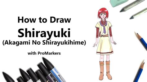 How To Draw And Color Shirayuki From Akagami No Shirayukihime With