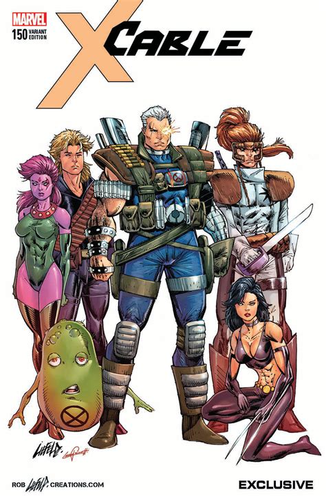 Signed Cable And The New Mutants 150 Exclusive Liefeld Classic Cover